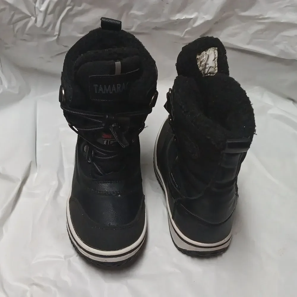 Tamarack Black Thinsulate Watee Resistant Impermeable Snow Boots Toddler Sz 10